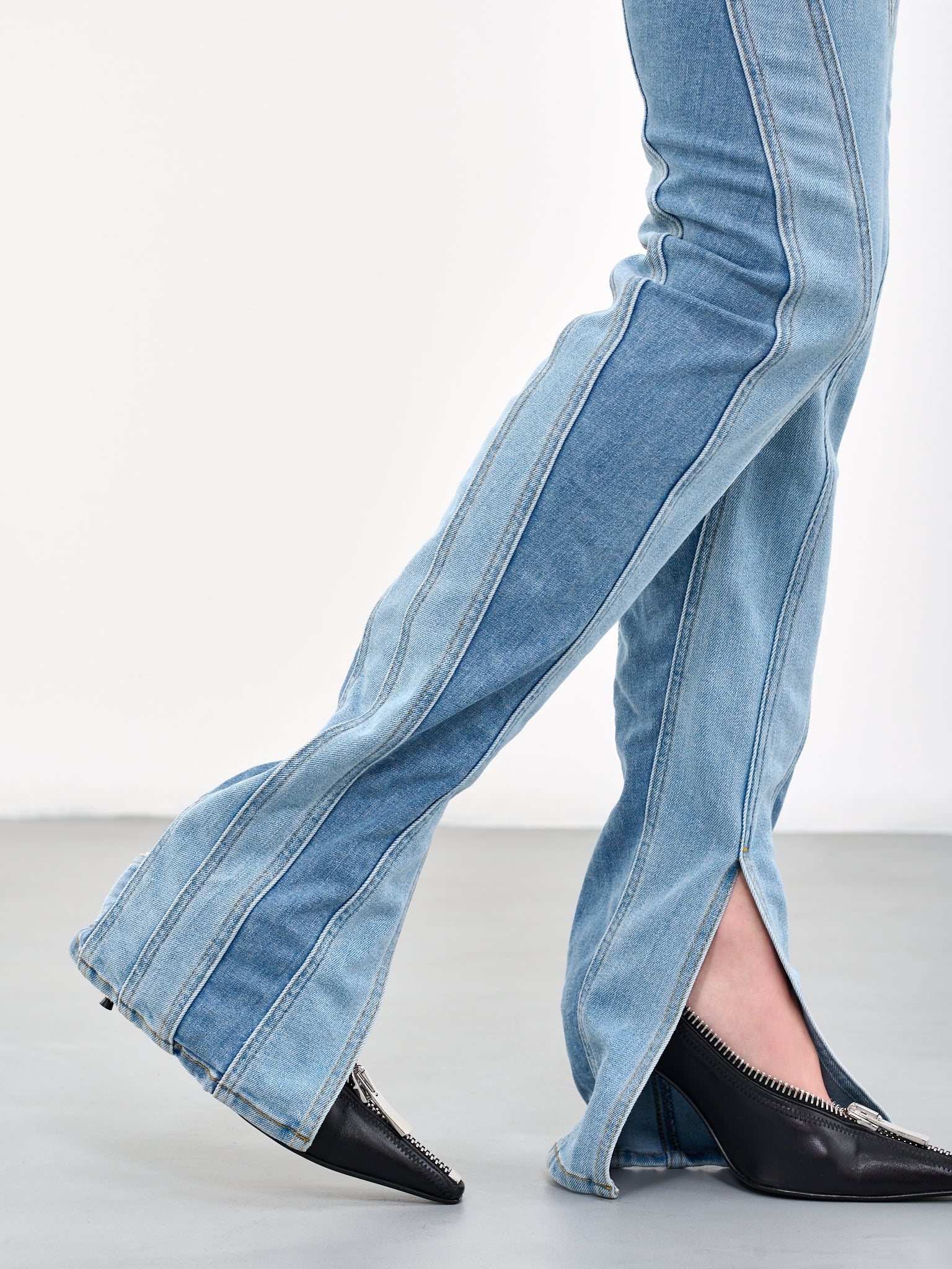 Slit Spiral Jeans - 4
