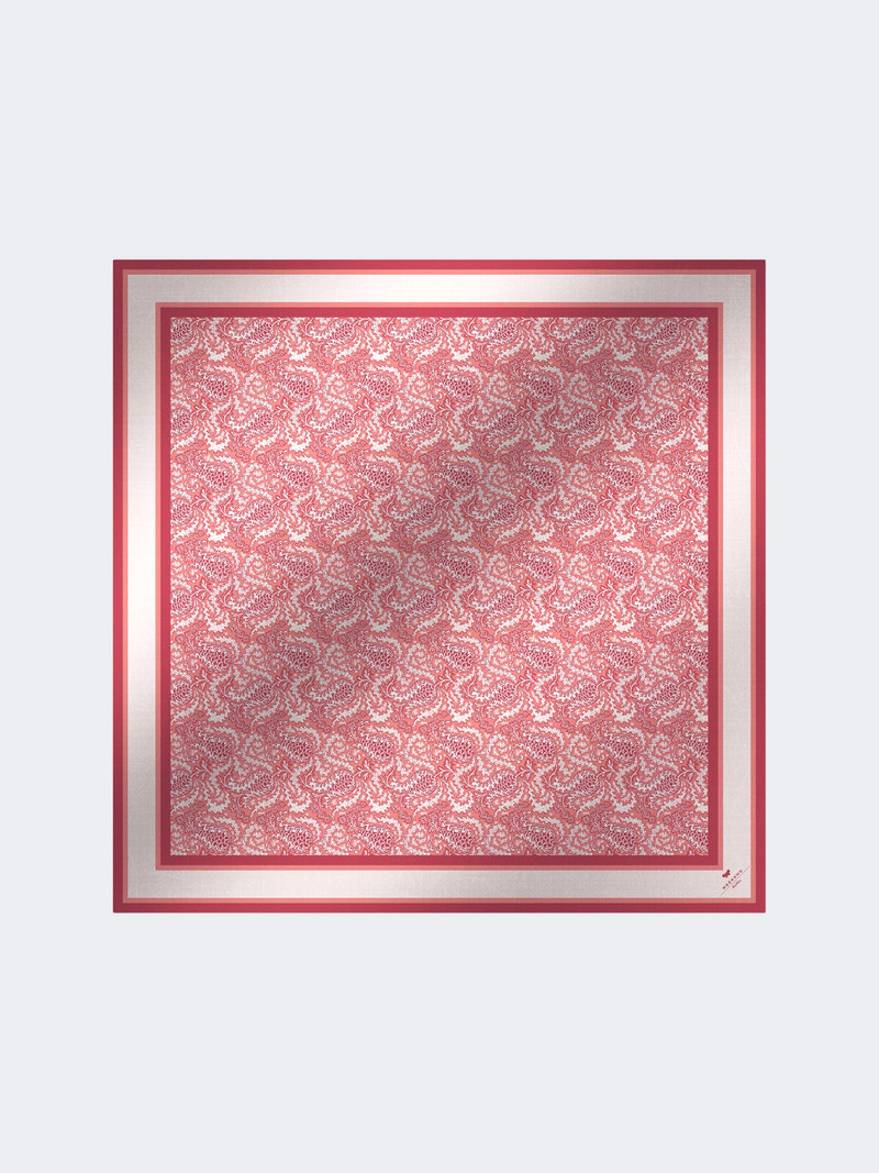 SARONG Modal and silk maxi square - SALMON 8
