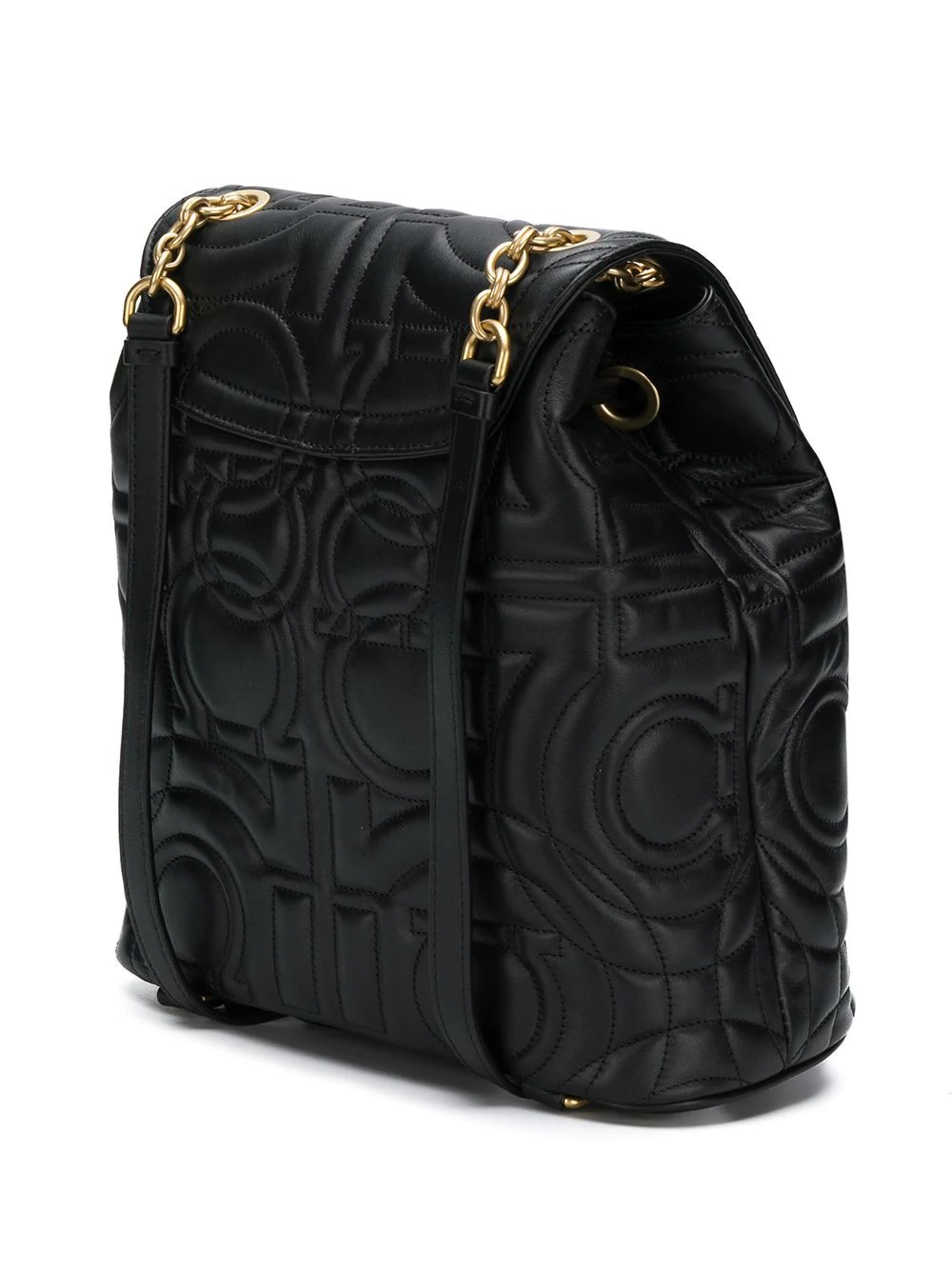 embossed Gancini backpack - 3