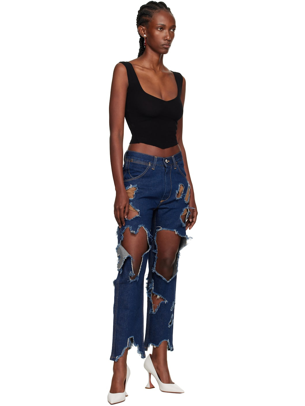 Black Sole Bodice Top - 4