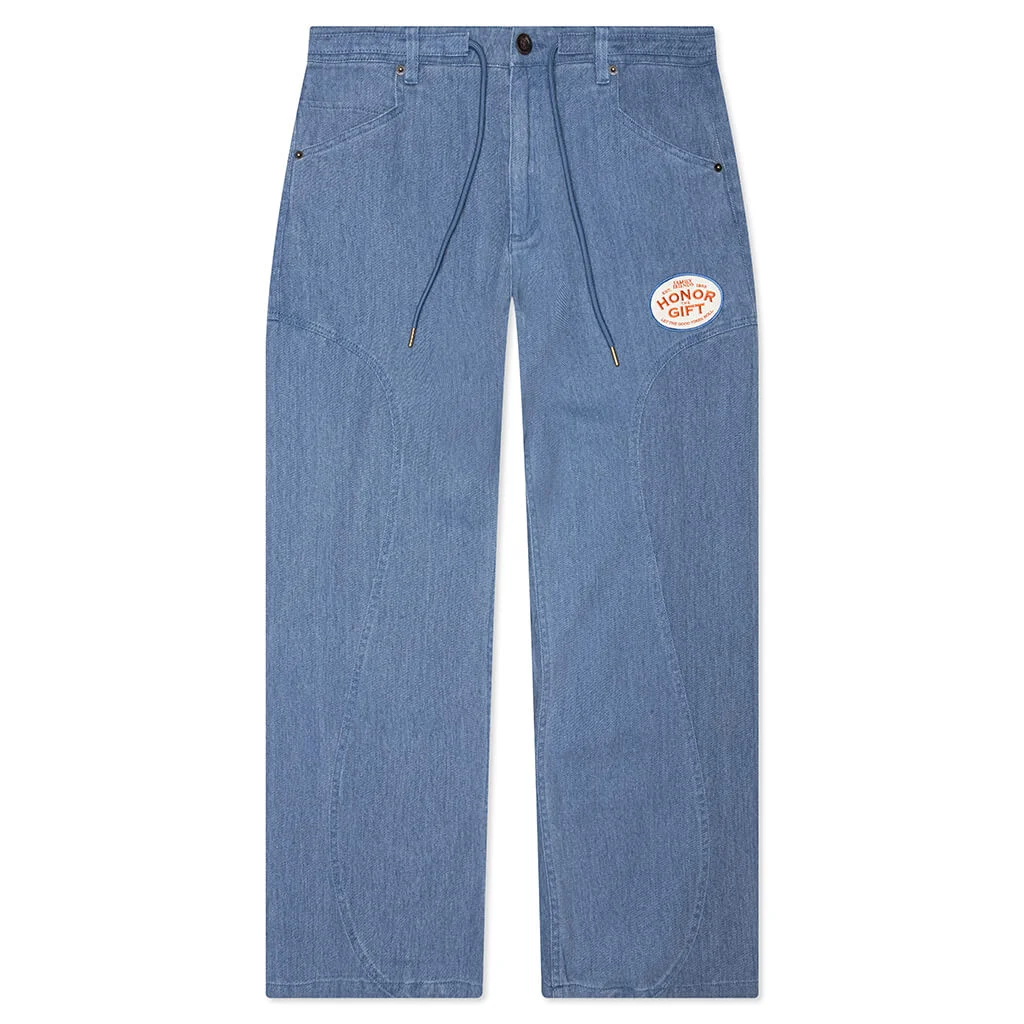 TWILL PARTY PANT - BLUE - 1