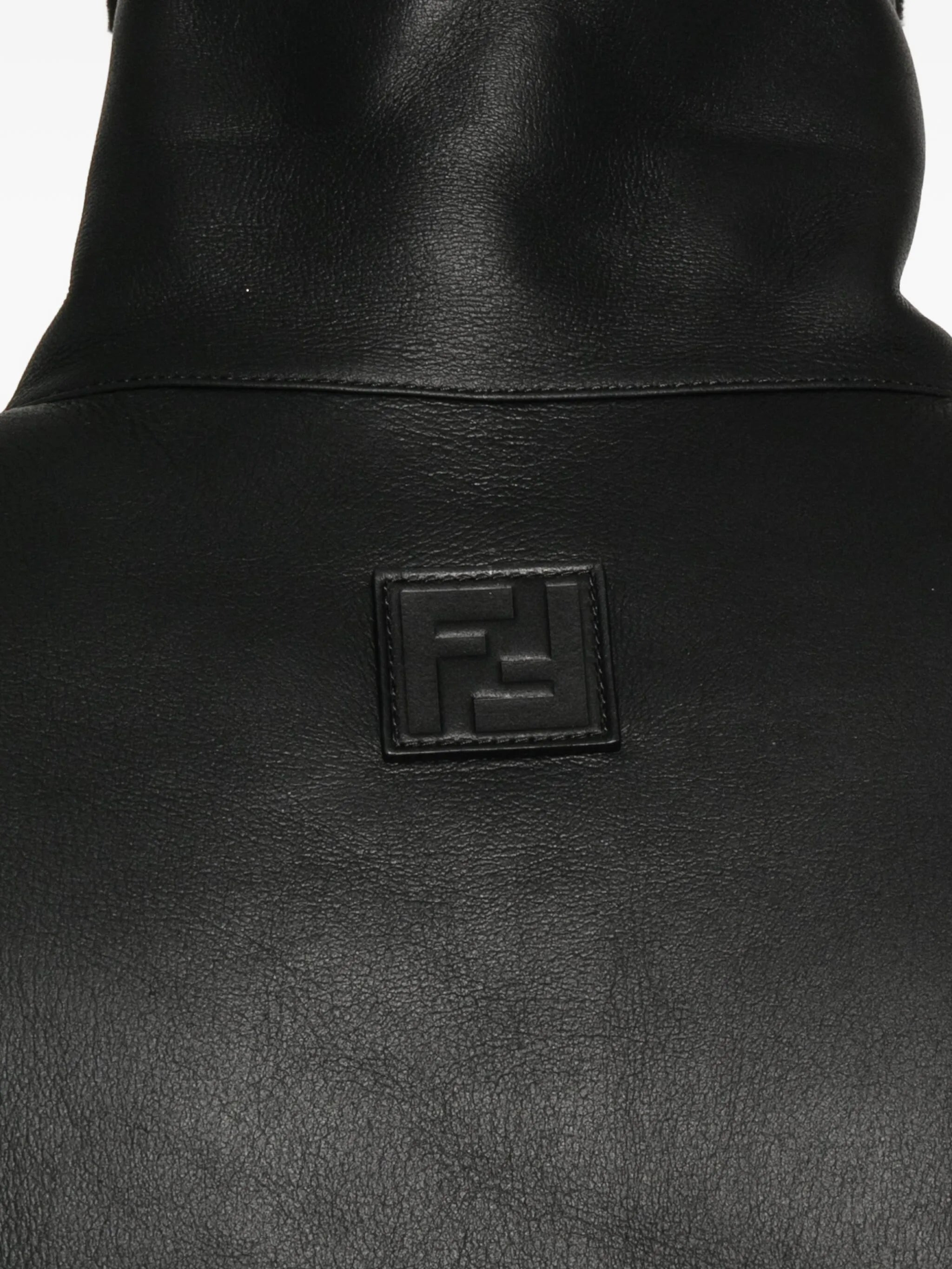 Fendi Leather Bomber Jacket - 5