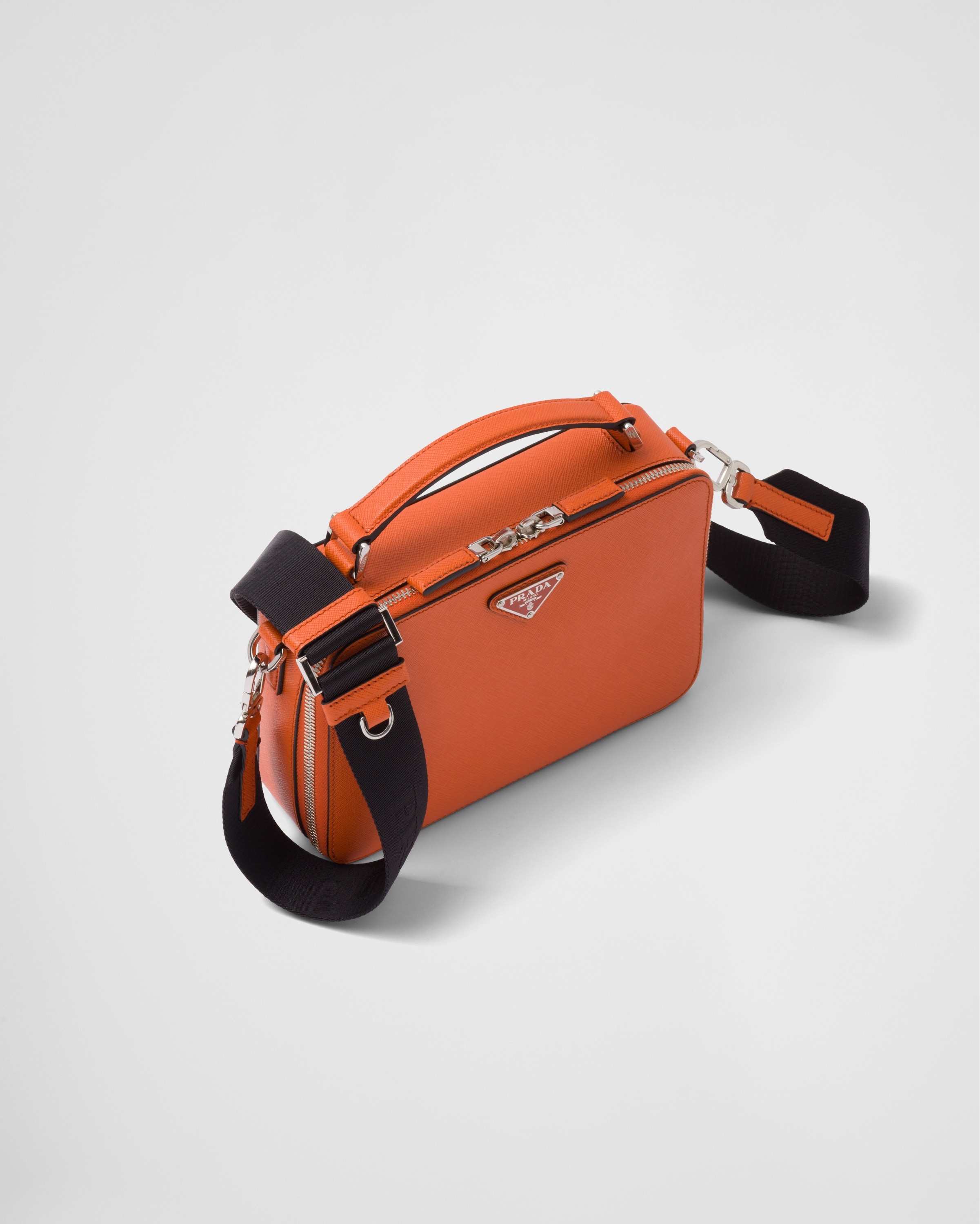 Medium Prada Brique Saffiano leather bag - 3
