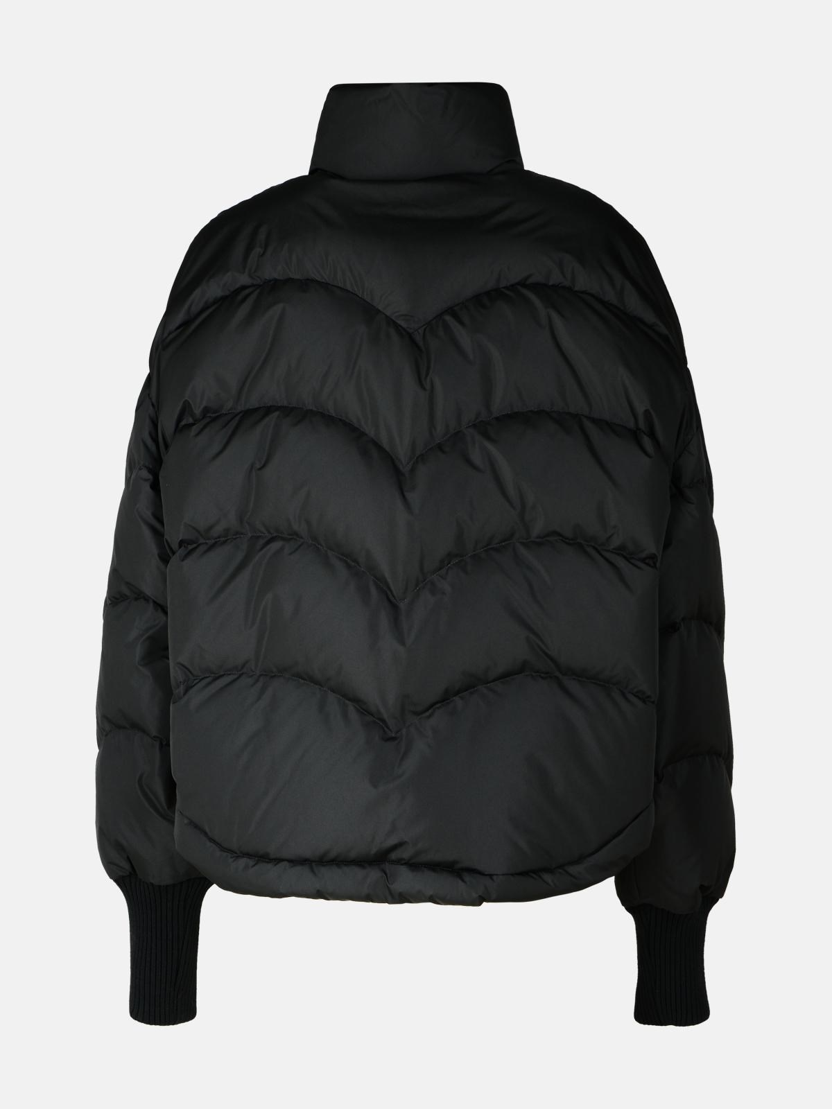 'CORAZON' BLACK POLYESTER DOWN JACKET - 3