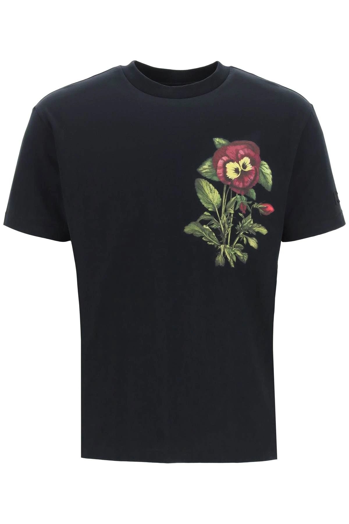 PANSY PRINT T-SHIRT - 1