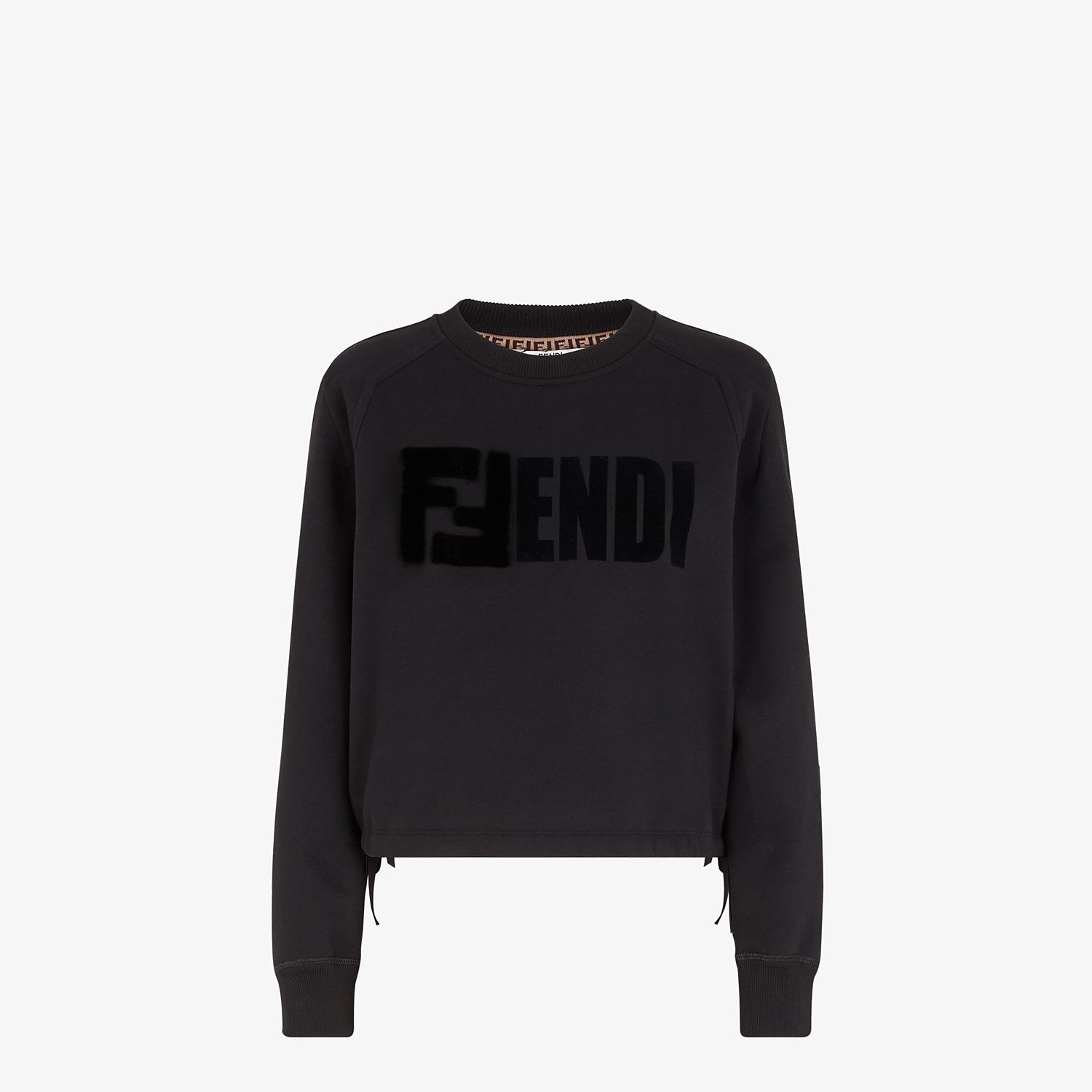 Black jersey sweatshirt - 1