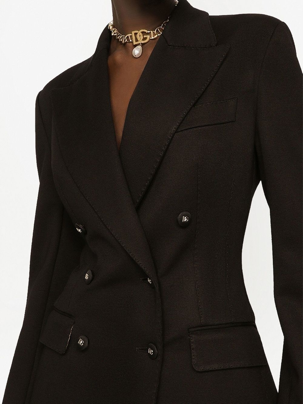 double-breasted tailored blazer - 5