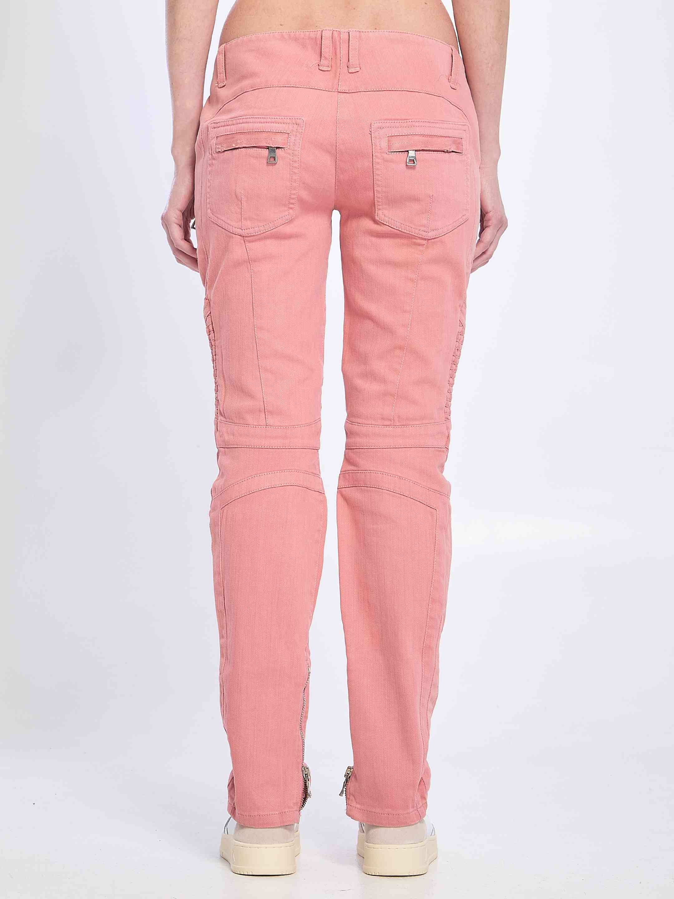 Balmain Women Pink Jeans - 2