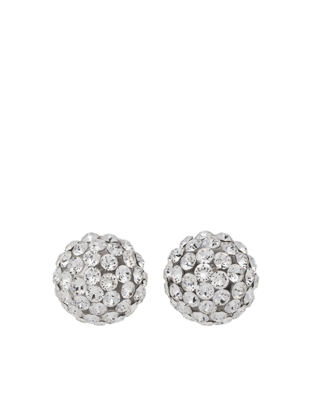crystal-embellished stud earrings - 1