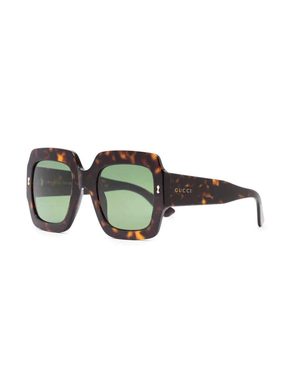 oversized square-frame tortoiseshell sunglasses - 3