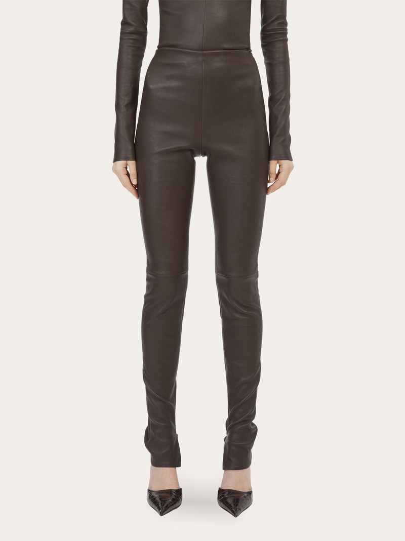 FERRAGAMO Stretch nappa trouser outlook