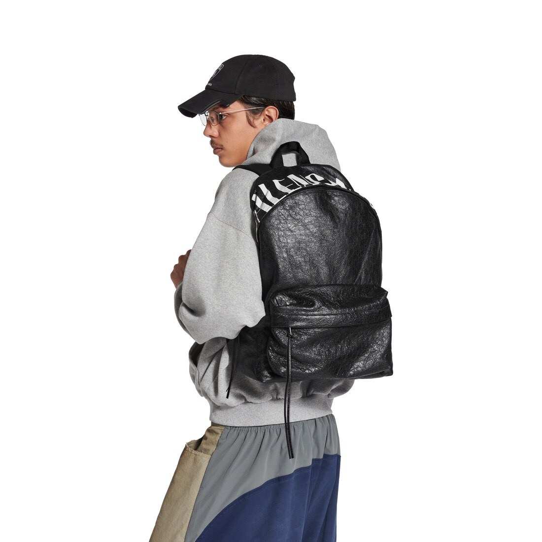 Men's Editor Backpack in Black/white - 7