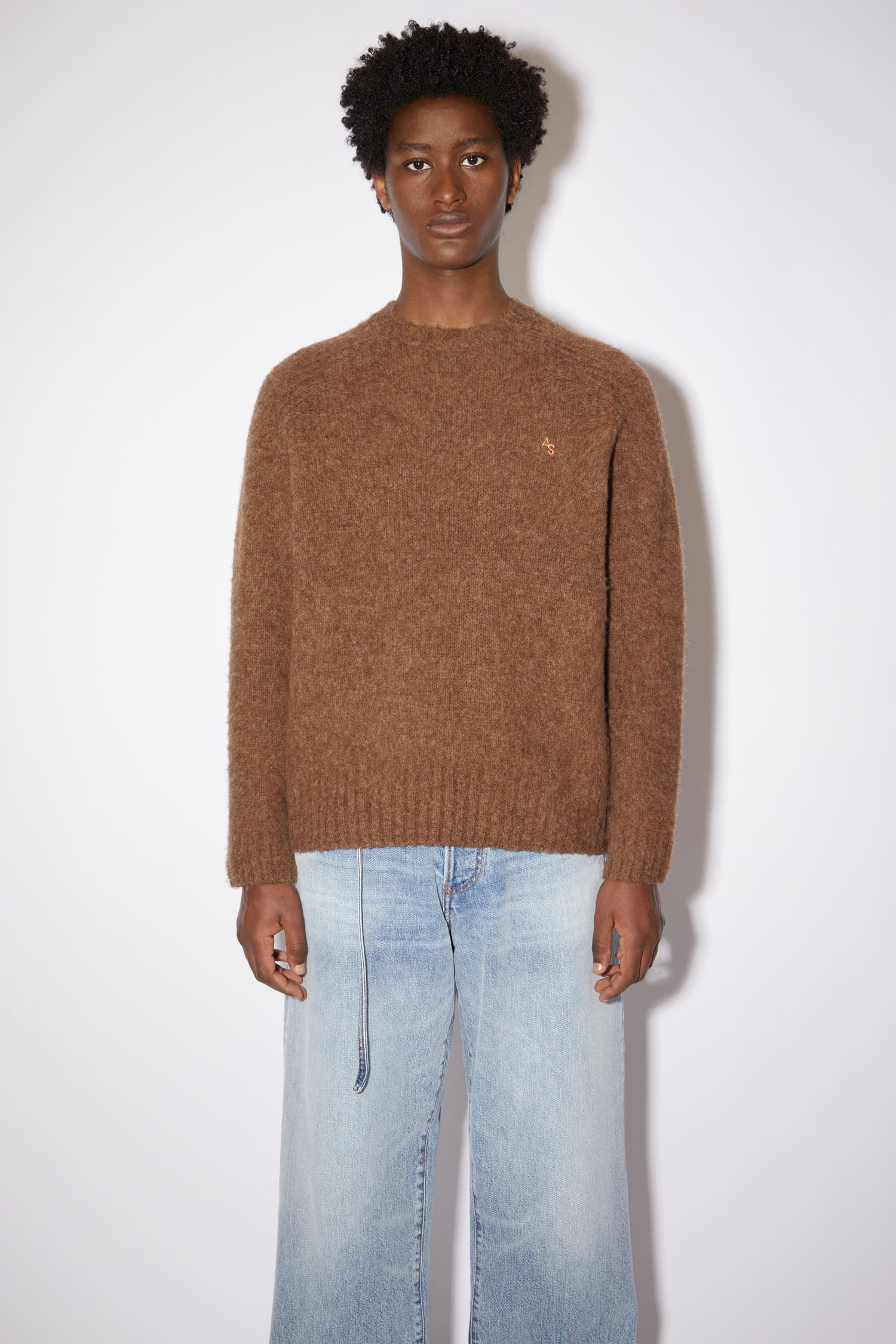 Crew neck sweater - Chocolate brown - 2