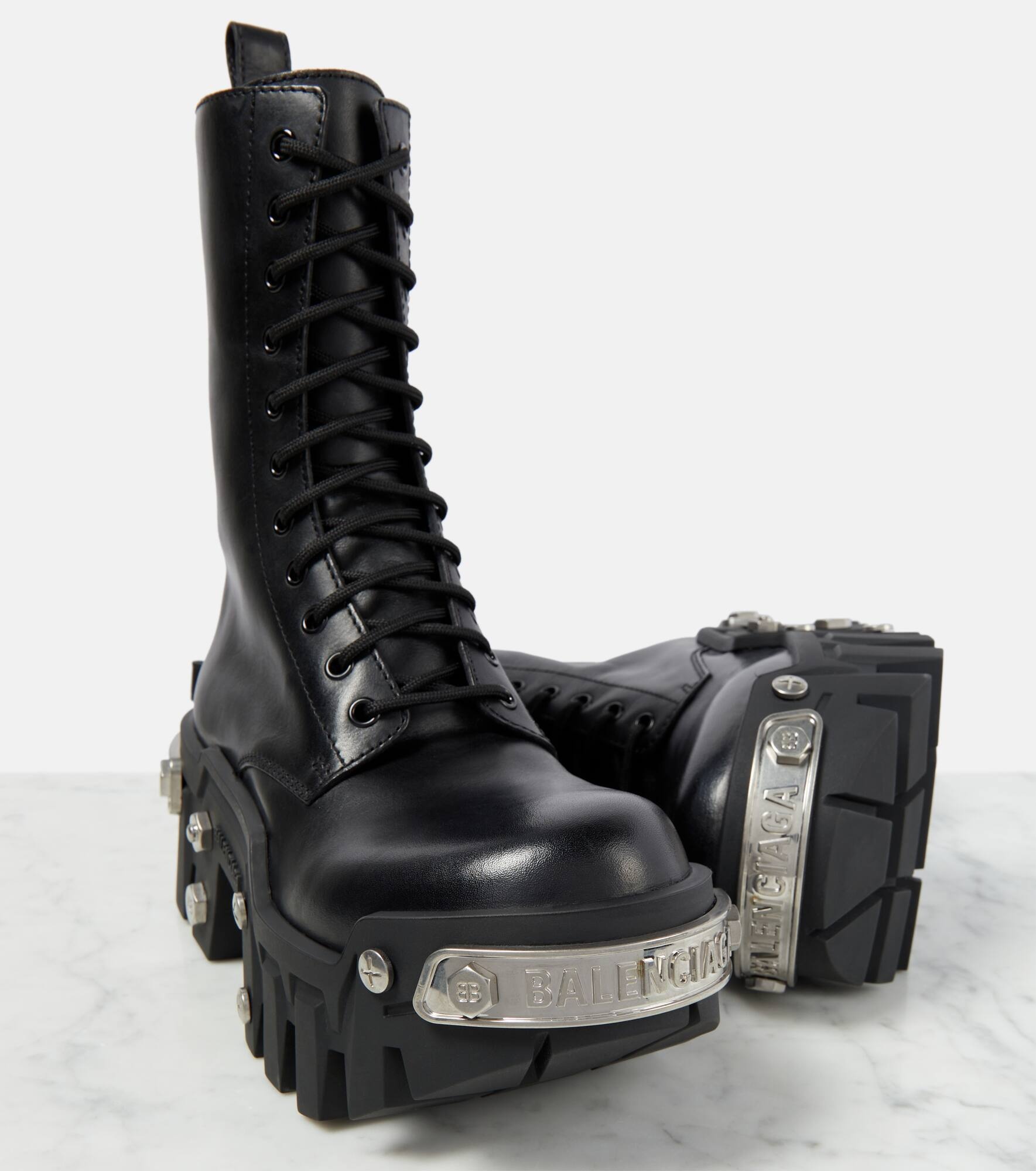 Bulldozer leather ankle boots - 6