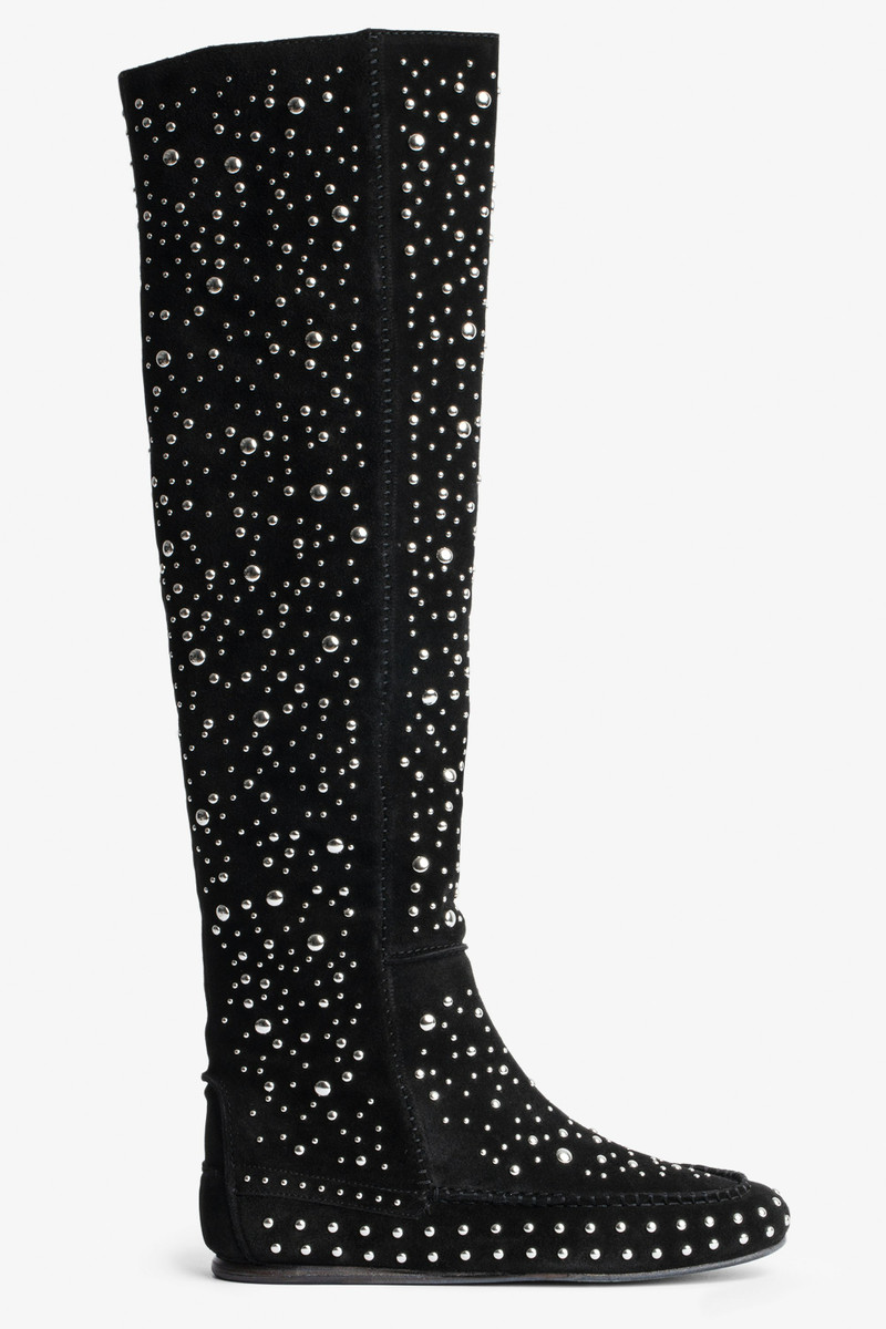 Santa Dream Studs High Boots 1