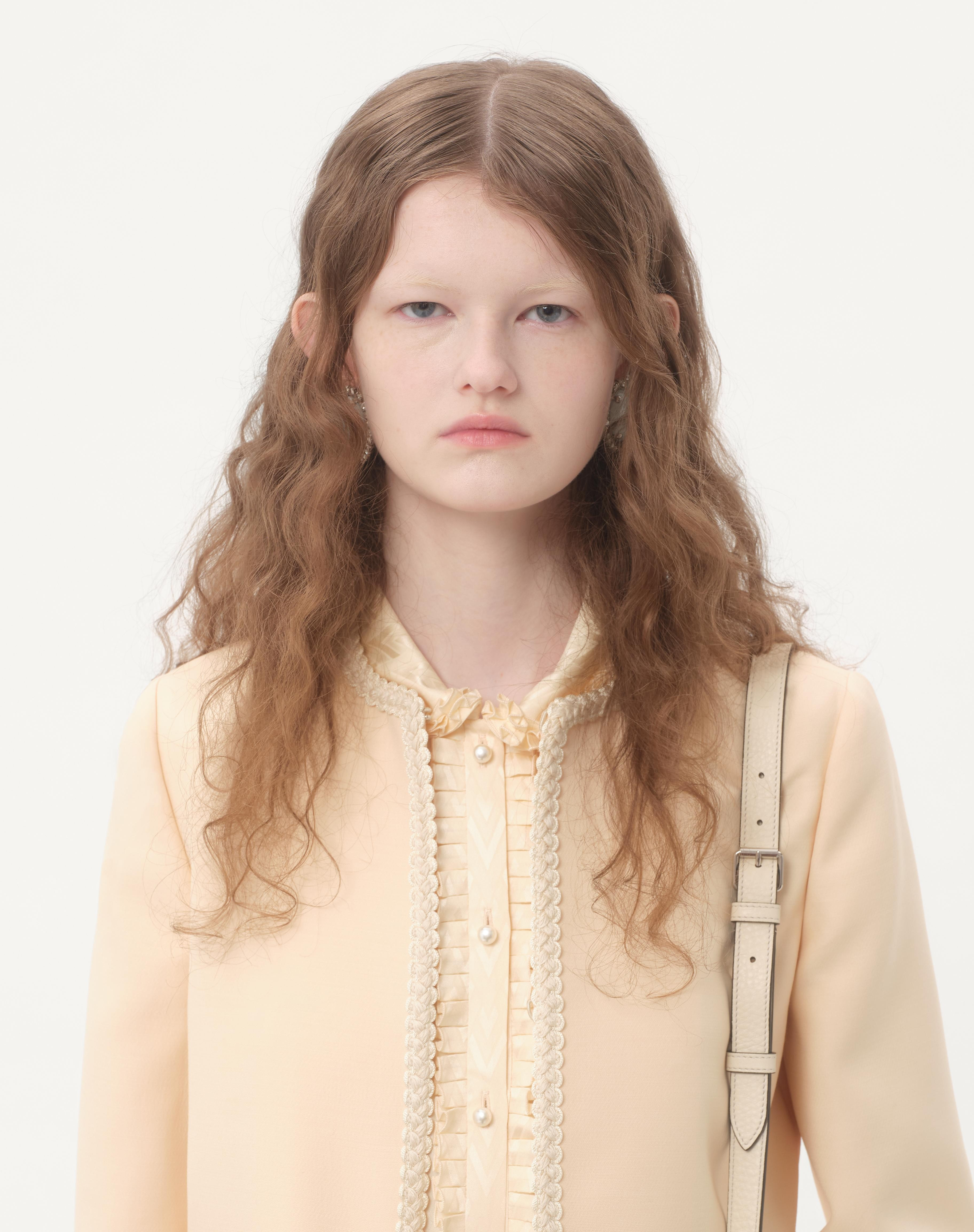 TOUTE LA V SILK JACQUARD SHIRT - 4