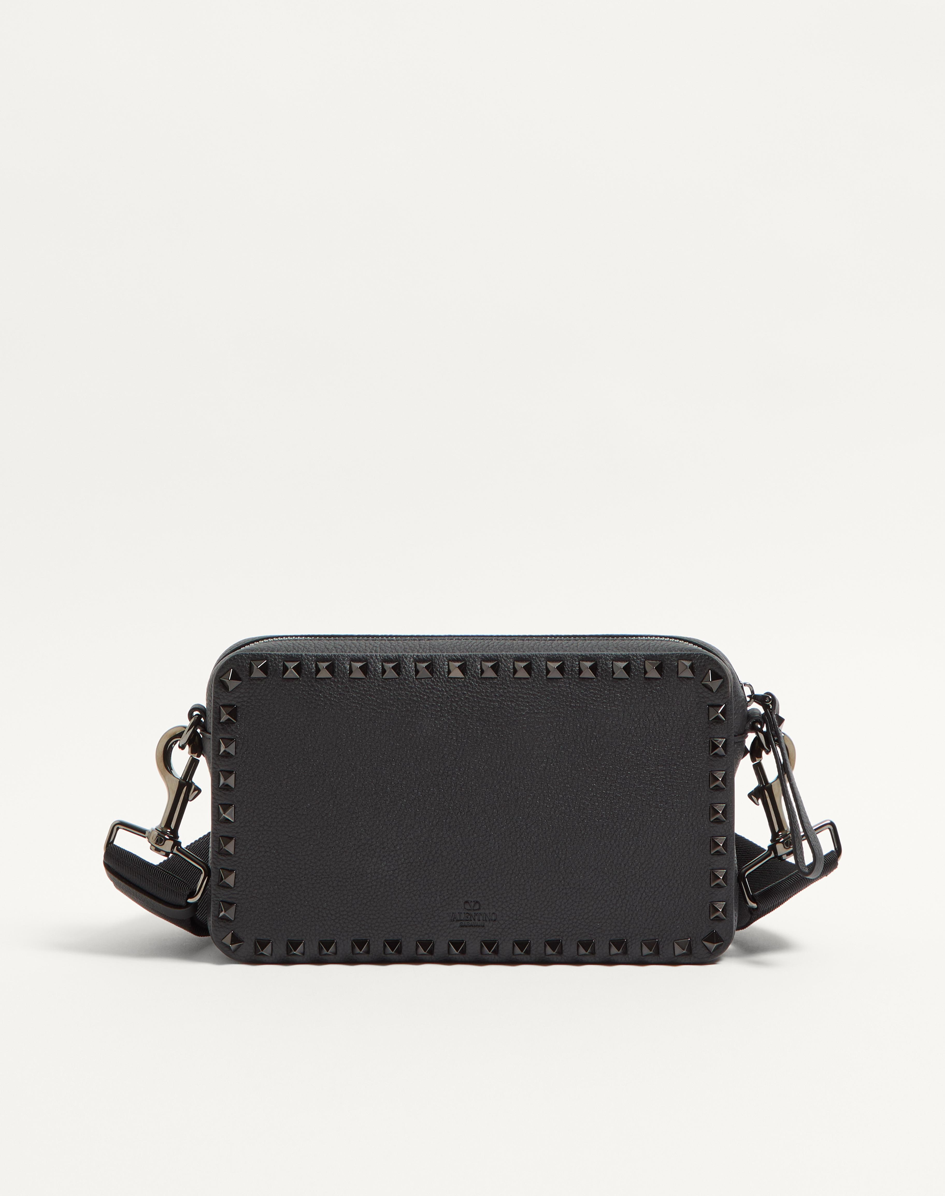 ROCKSTUD GRAINY CALFSKIN CROSSBODY BAG - 4