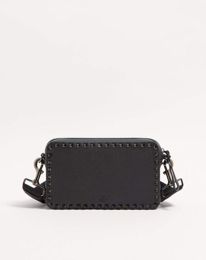 ROCKSTUD GRAINY CALFSKIN CROSSBODY BAG 4