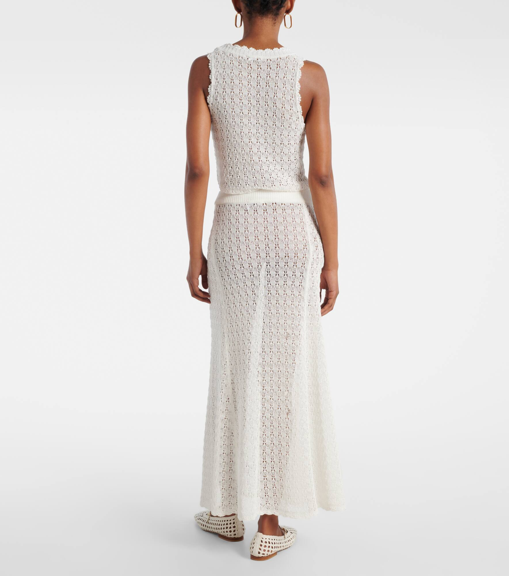 Crochet maxi skirt - 3
