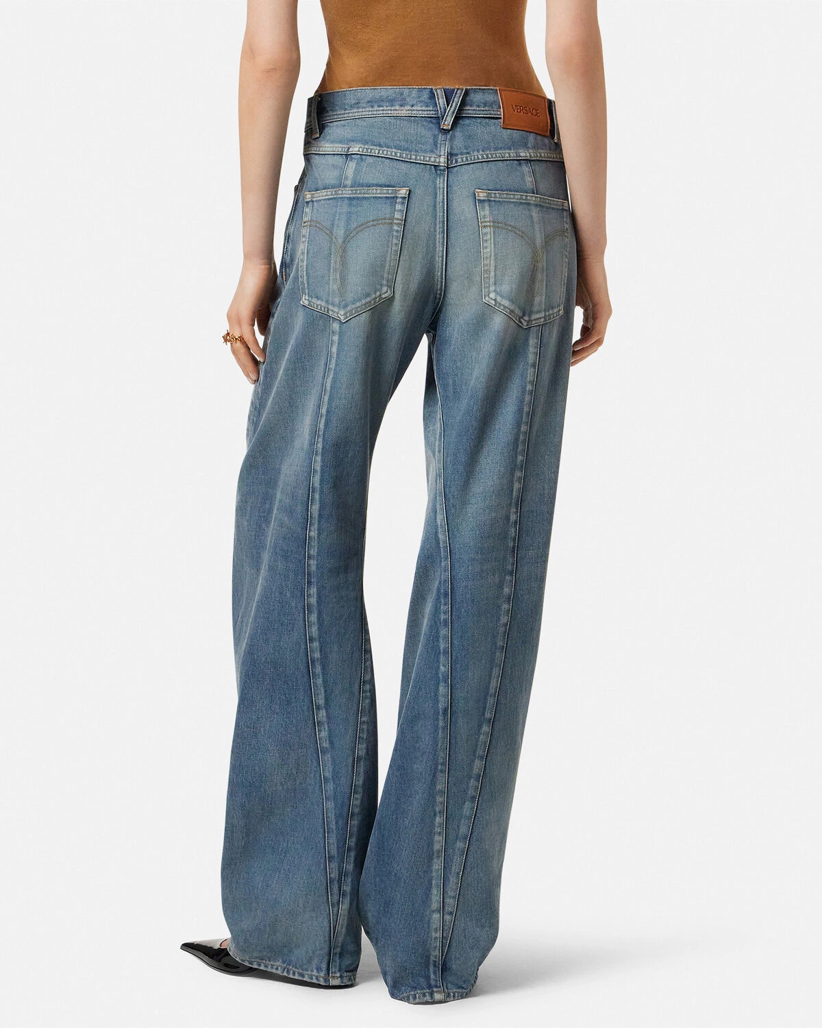 Made in Japan Baggy Twisted Jeans - 5
