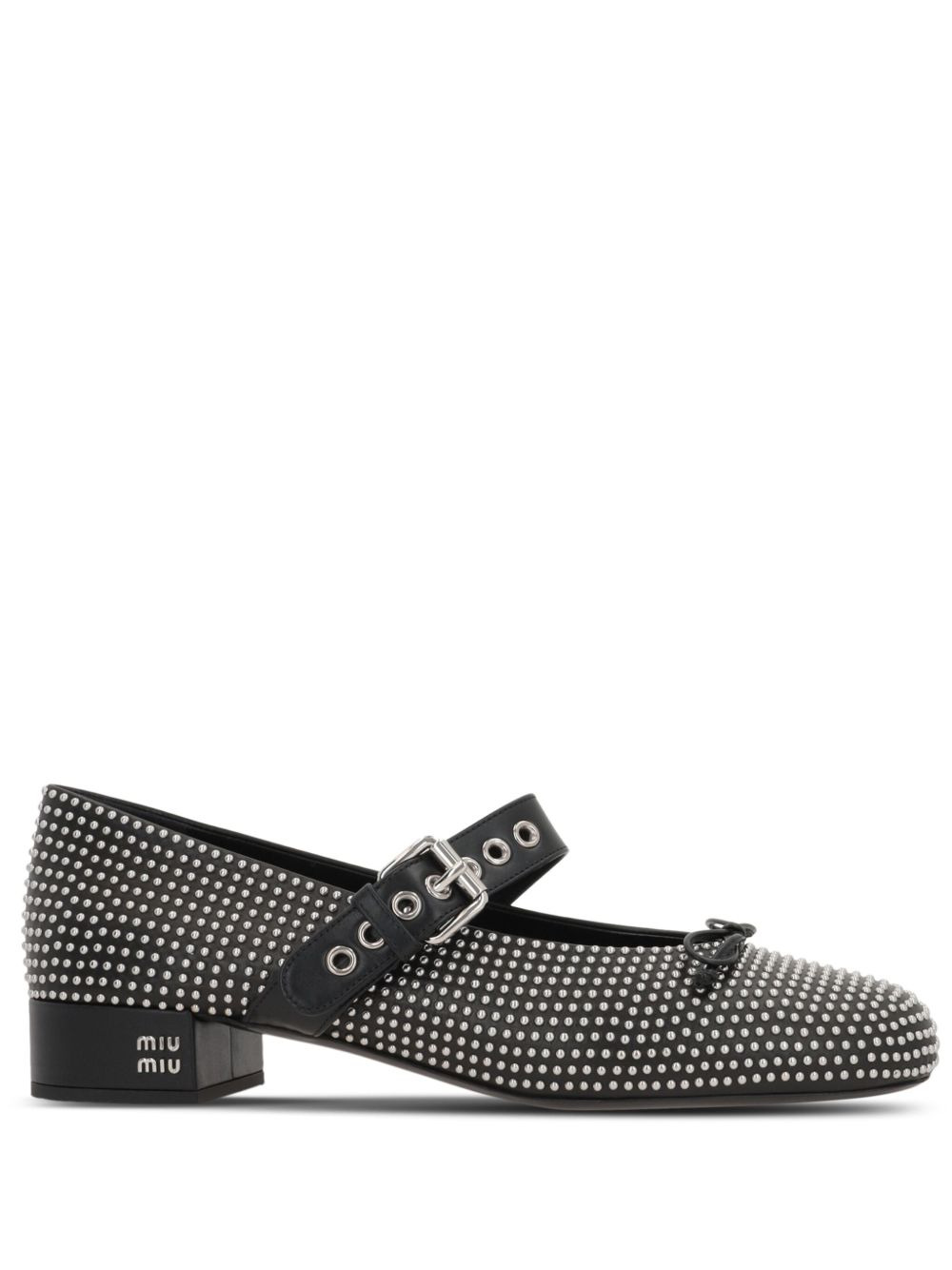 25mm buckled ballerina shoes - 1