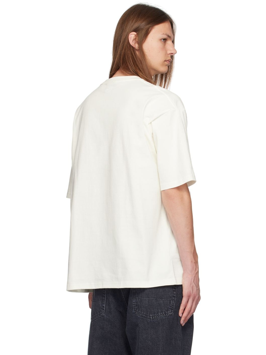 【関税込み】RICE NINE TEN オフホワイト Boys Pop Idol Tシャツ RICE NINE TEN Off-White Boys Pop Idol T-Shirt | REVERSIBLE