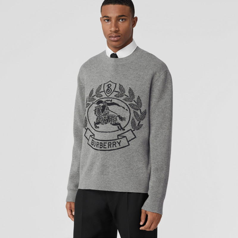EKD Wool Jacquard Oversized Sweater 5