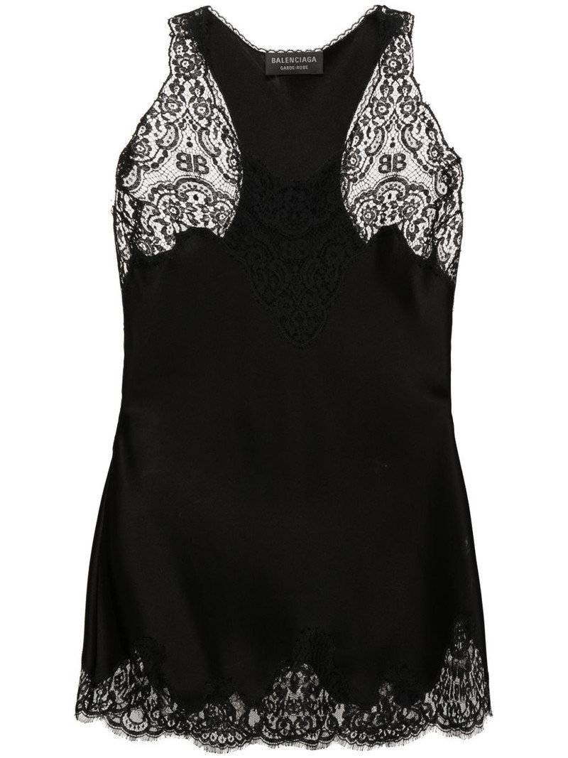 lace-detail tank top 1