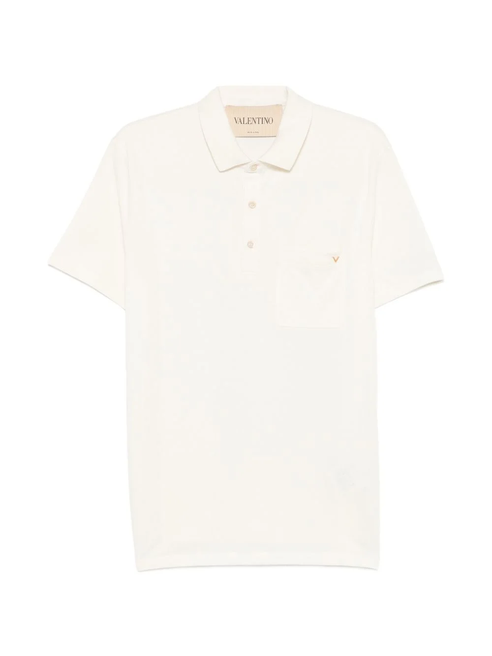 VGold cotton polo shirt - 1