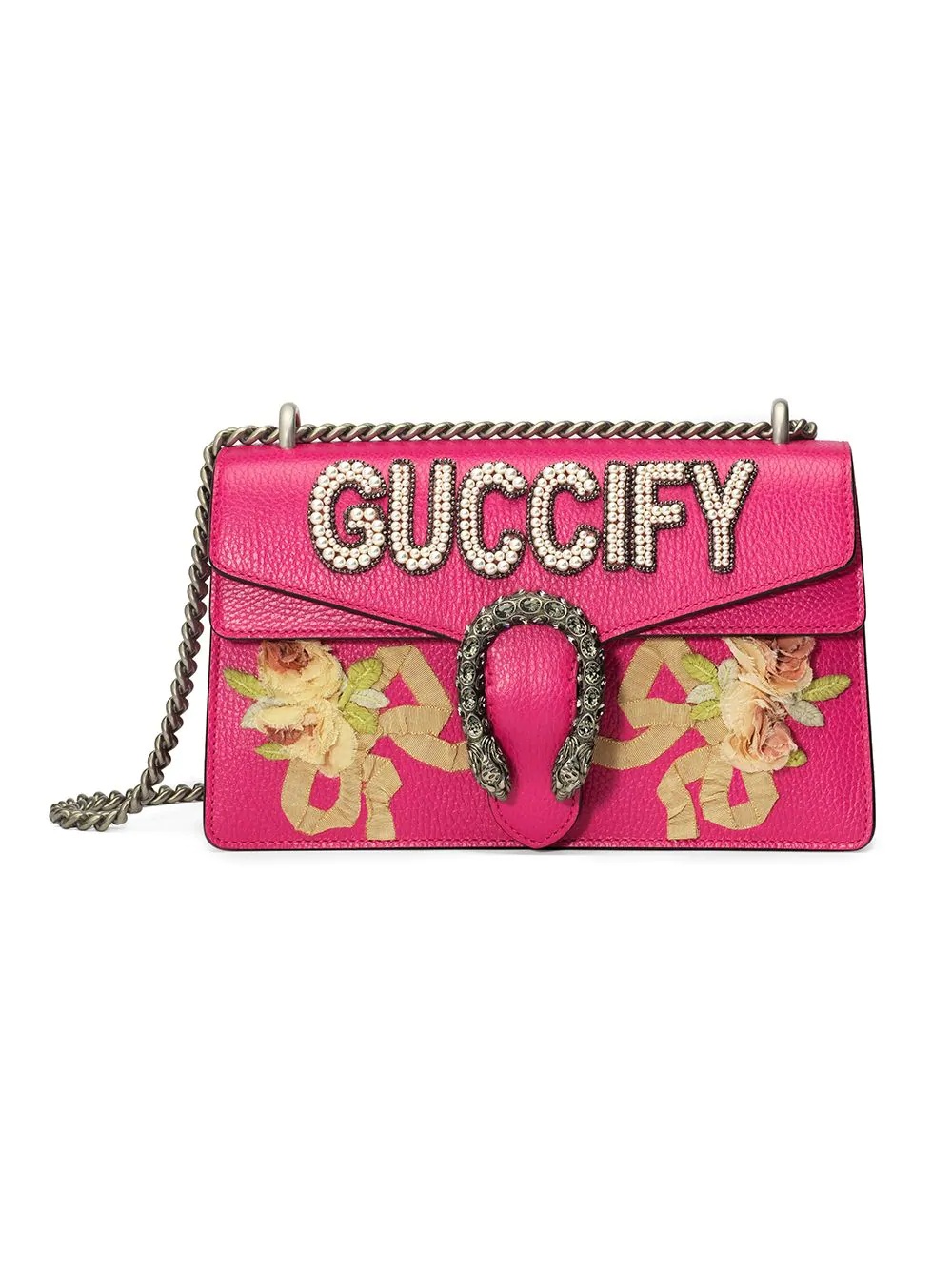 Pink Guccify Dionysus Small shoulder bag - 1