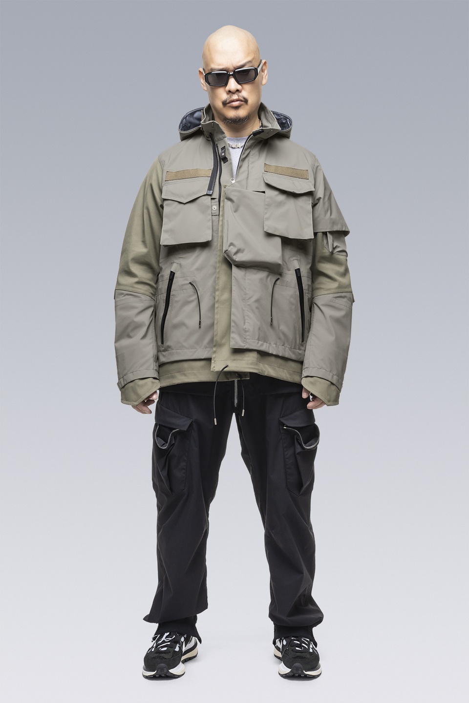 SAC-J2761 sacai / ACRONYM Field Jacket Alpha Green - 8