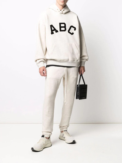 Fear of God ABC cotton pullover hoodie outlook