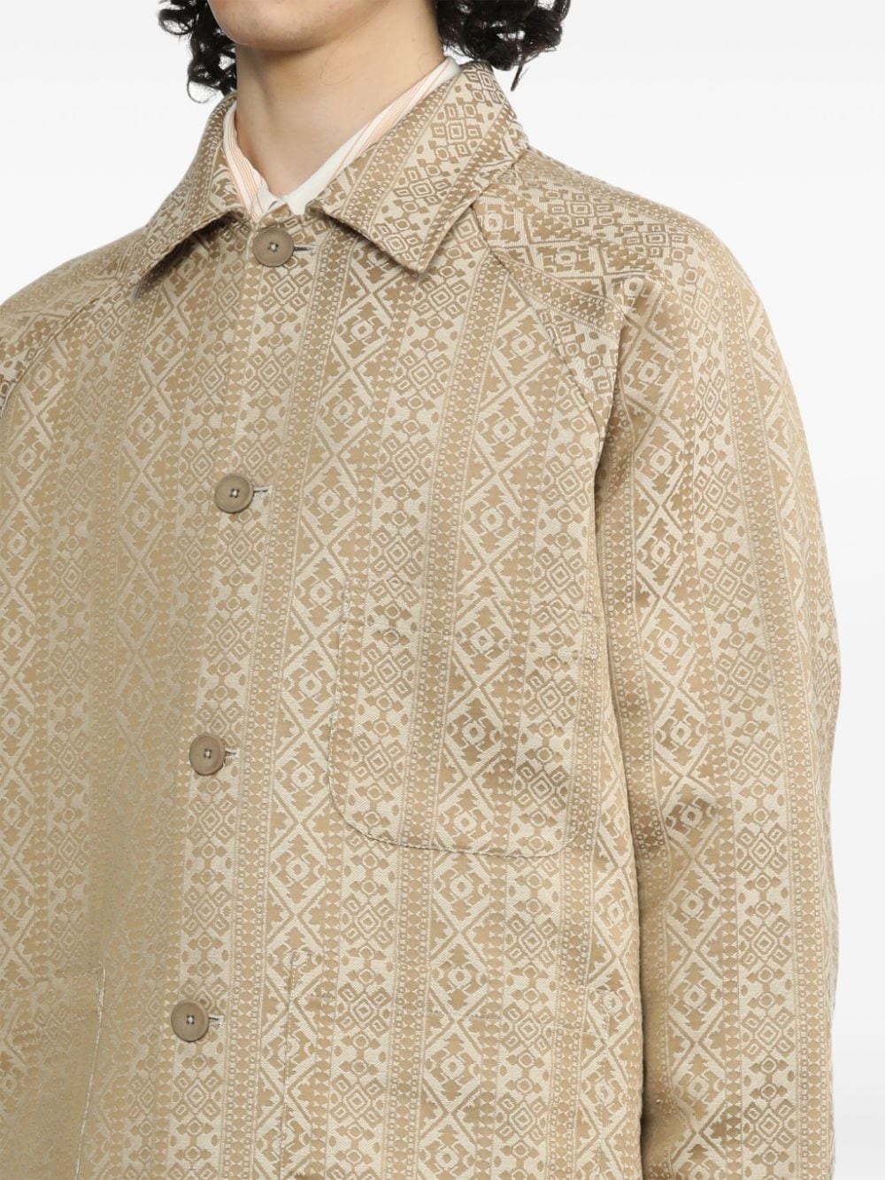 Jetmir Wallpaper-jacquard shirt jacket - 5