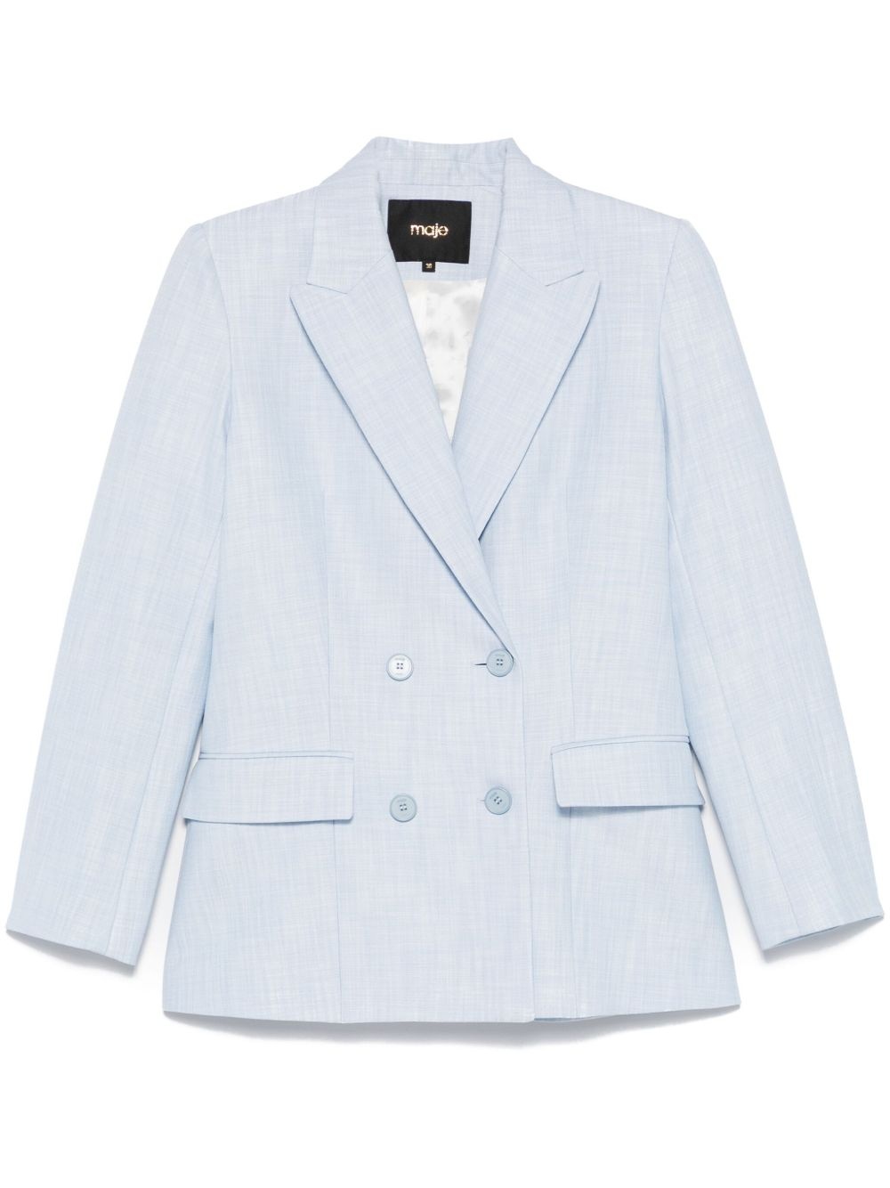 double-breasted blazer - 1