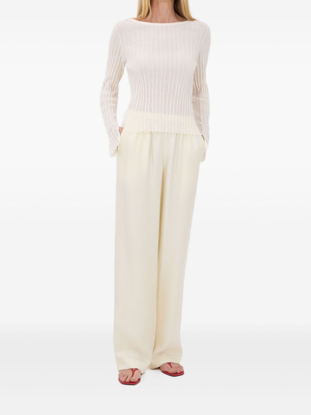 Mabille ribbed boat-neck T-shirt - 2