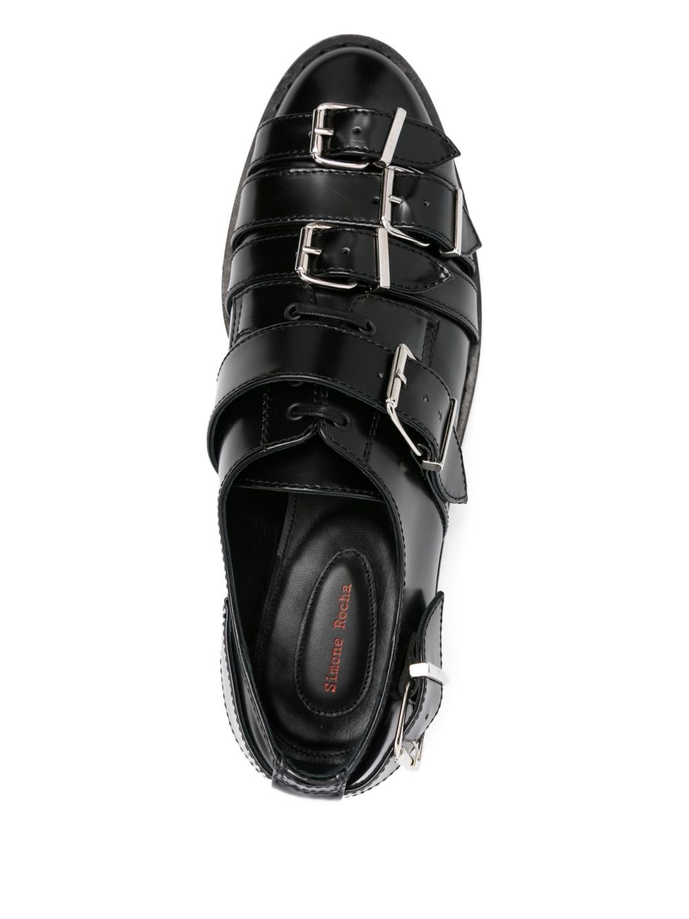 multi-buckle Brogues - 4