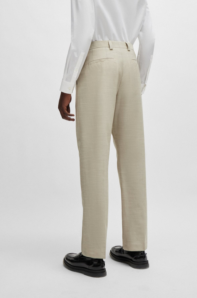 REGULAR-FIT SUIT IN PATTERNED LINEN-LOOK CLOTH 8