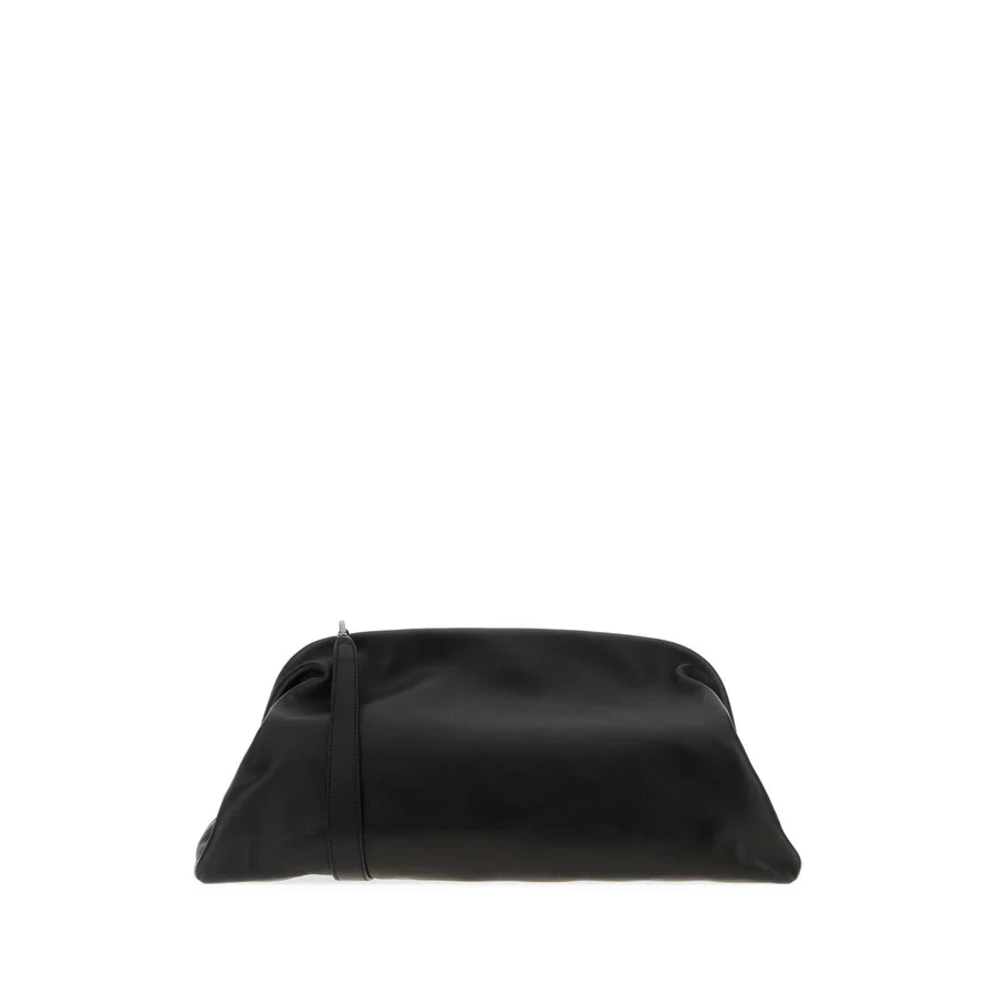 Alberta Ferretti Black Nappa Leather Clutch - 1