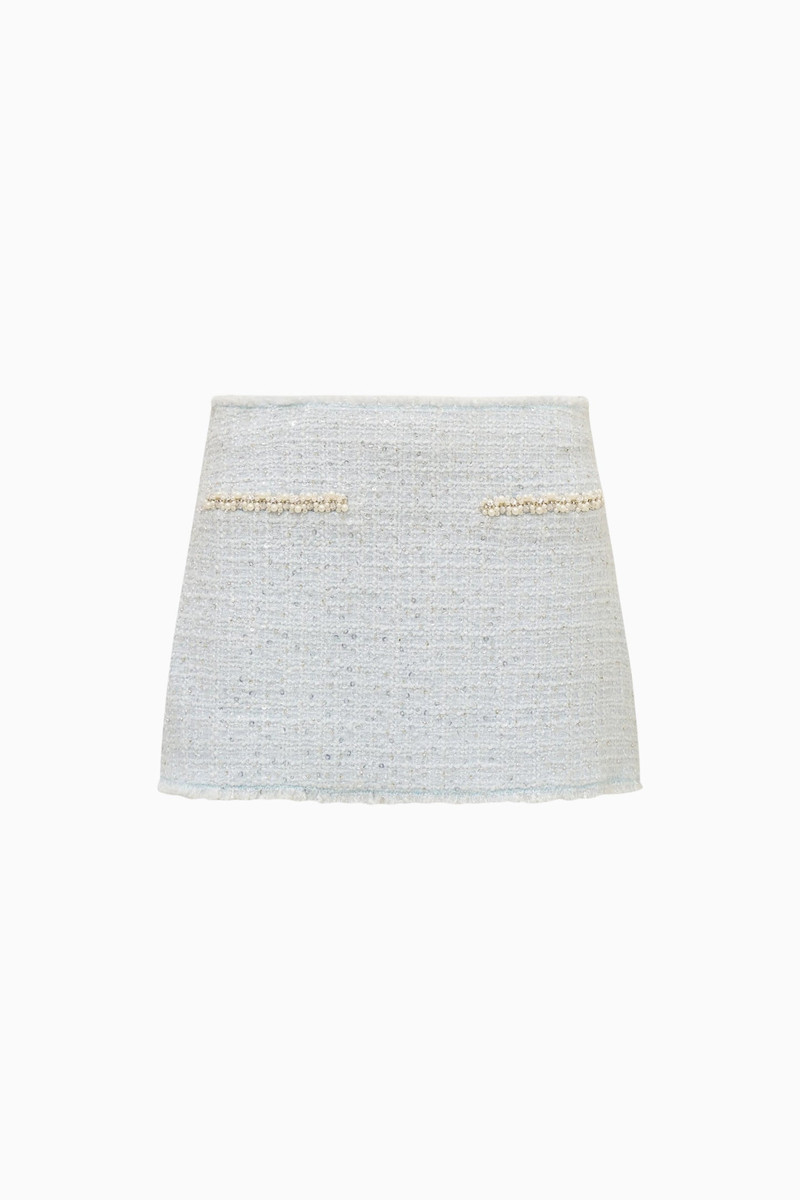 Sonda Sequin Tweed Mini Skirt 1