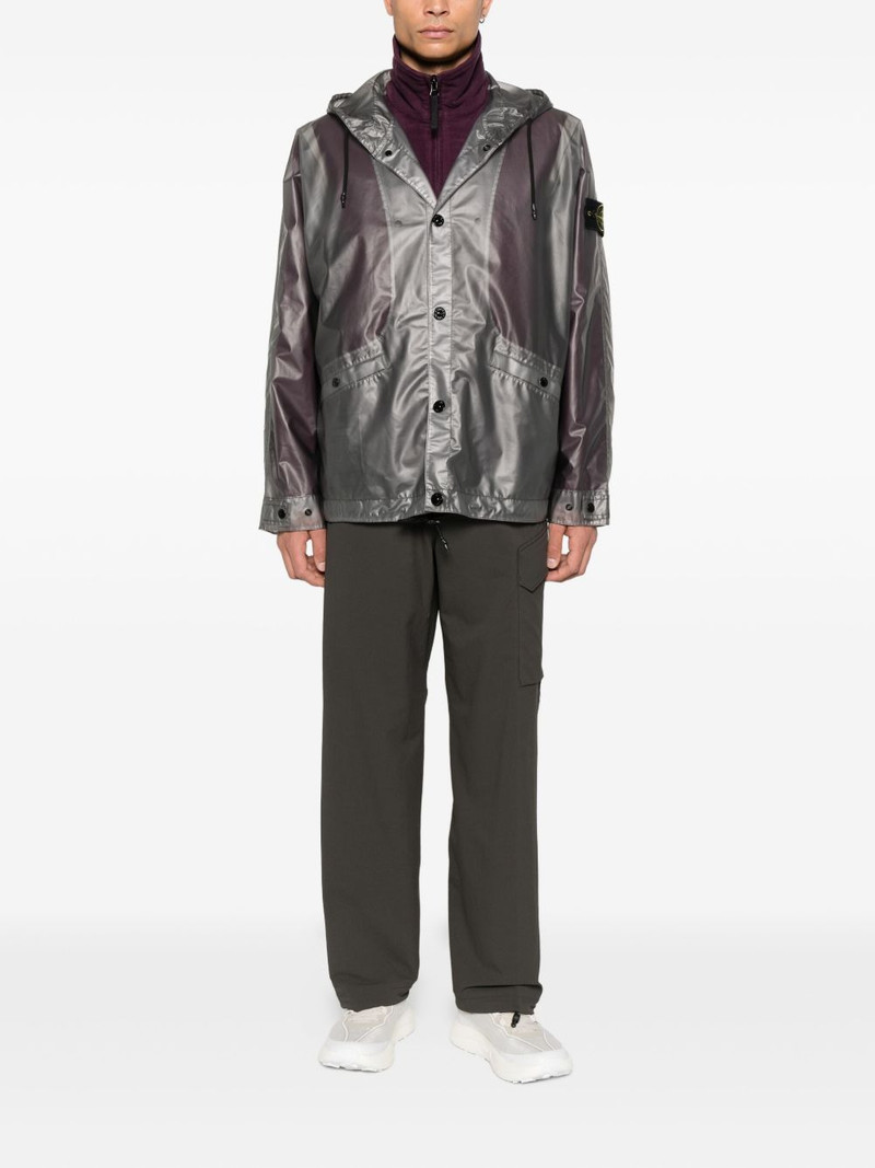Stone Island translucent layered jacket outlook