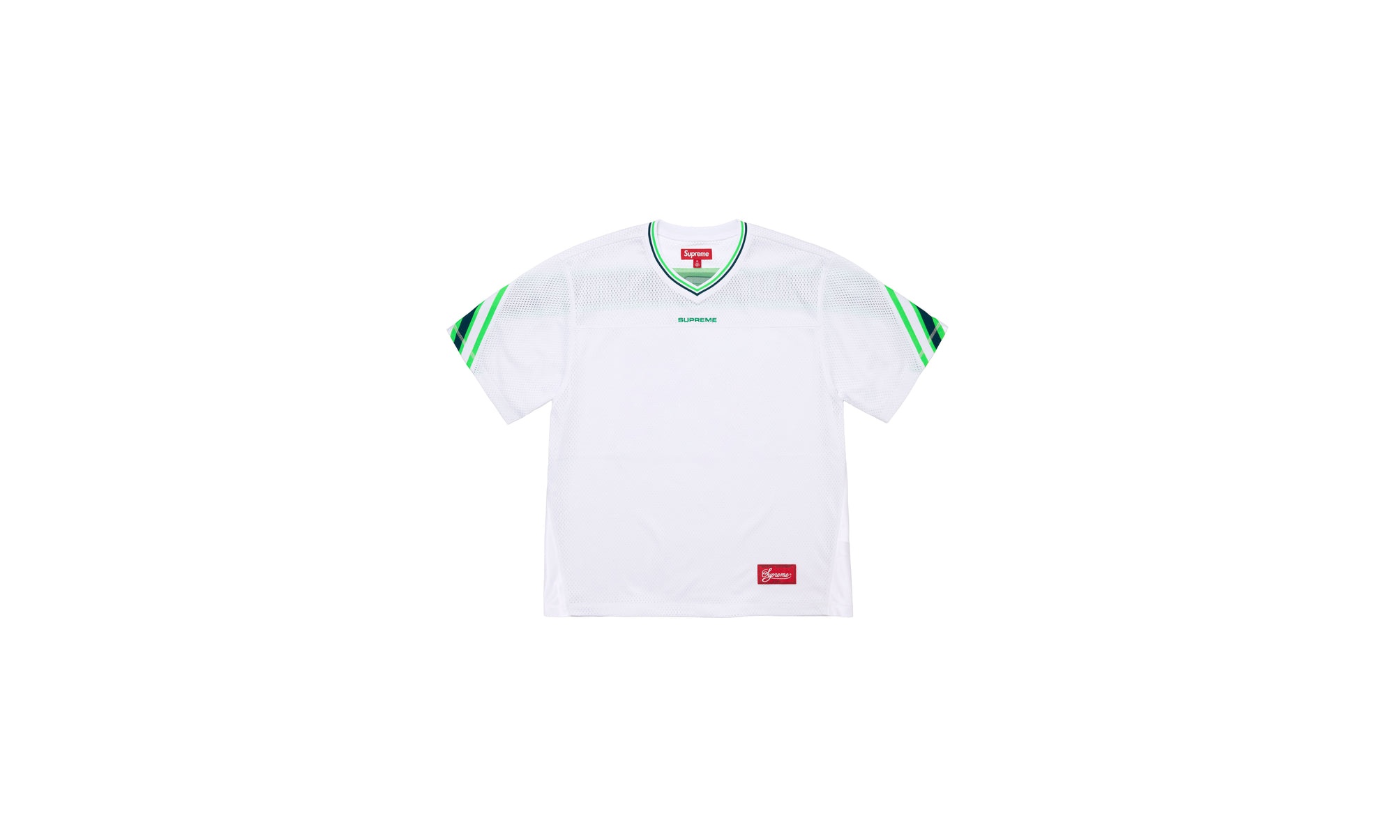 シャツ JACQUARD RIB FOOTBALL JERSEY Supreme Jacquard Rib Football Jersey (FW24) - $118