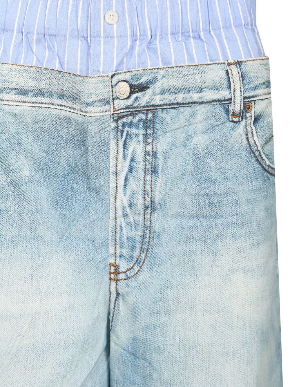 パンツ Acne Studios Trompe-l'oeil print trousers These Jeans Are an Illusion. Their Popularity Is Not