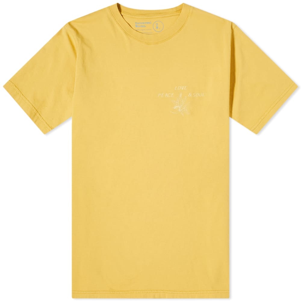 Universal Works Lotus Print Tee - 1