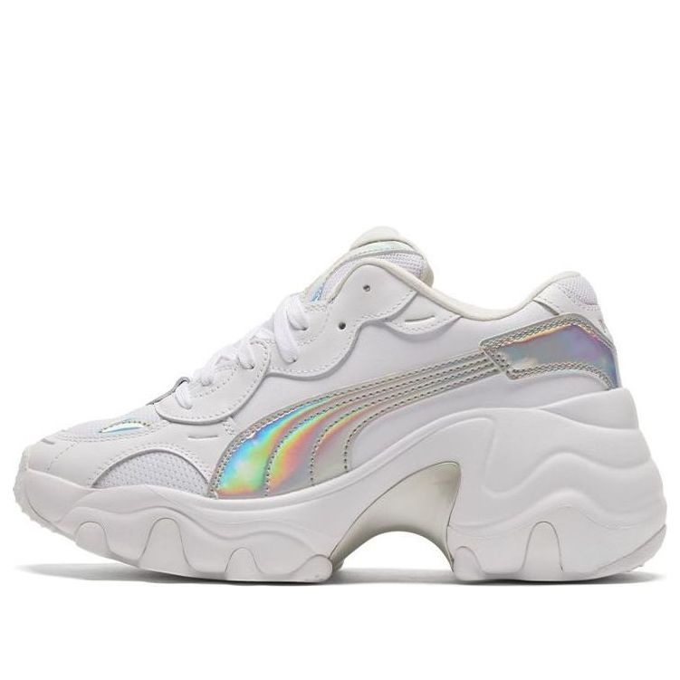 (WMNS) PUMA Pulsar Wedge 'Iridescent - White Silver' 385251-01 - 1