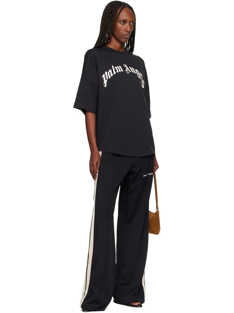 Palm Angels Black Classic Logo Track Loose Track Pants outlook