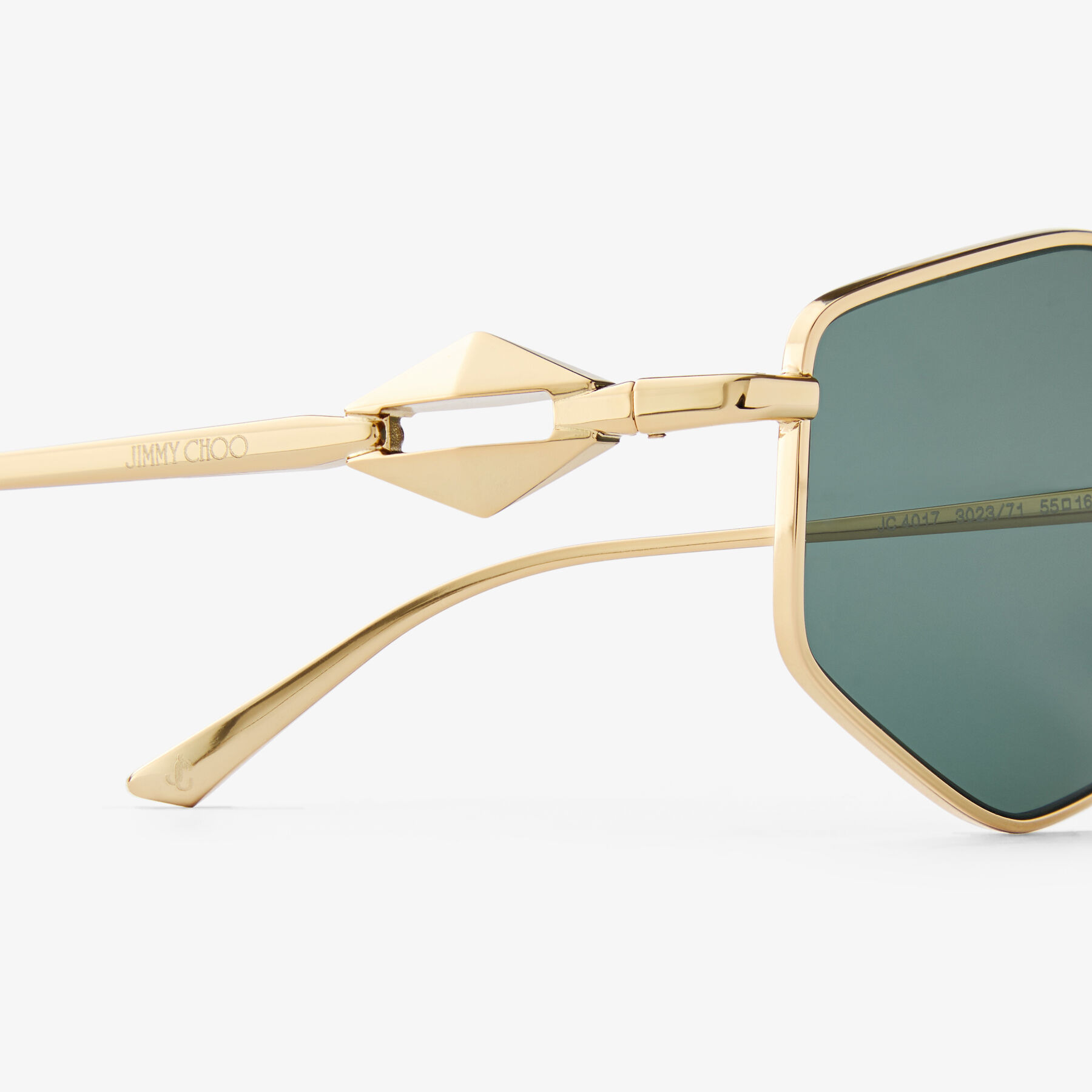 Zoey
Gold Geometric Sunglasses - 3