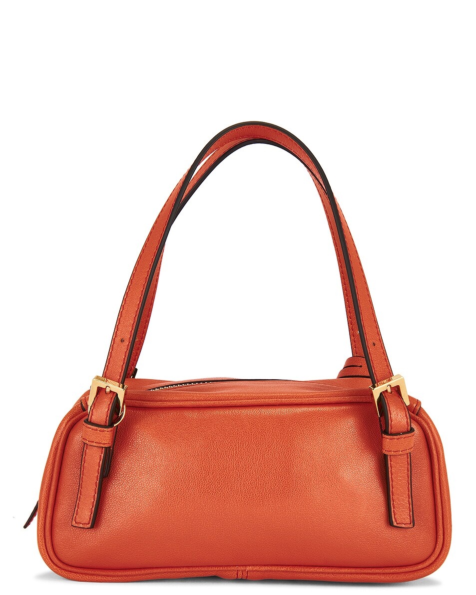 Mini Shoulder Bag in Papaya-versace Gold - 4