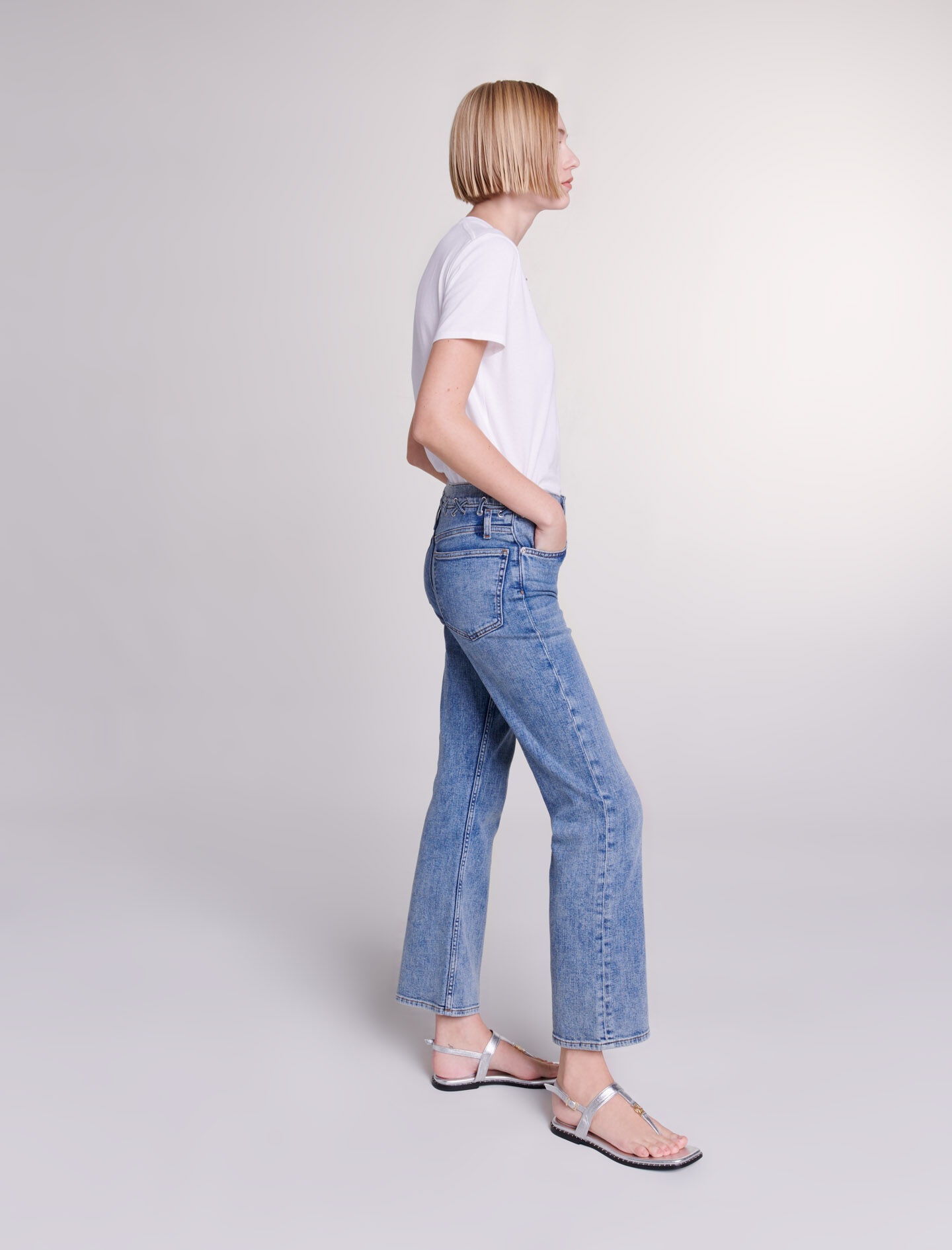 Jeans with braided details - 4