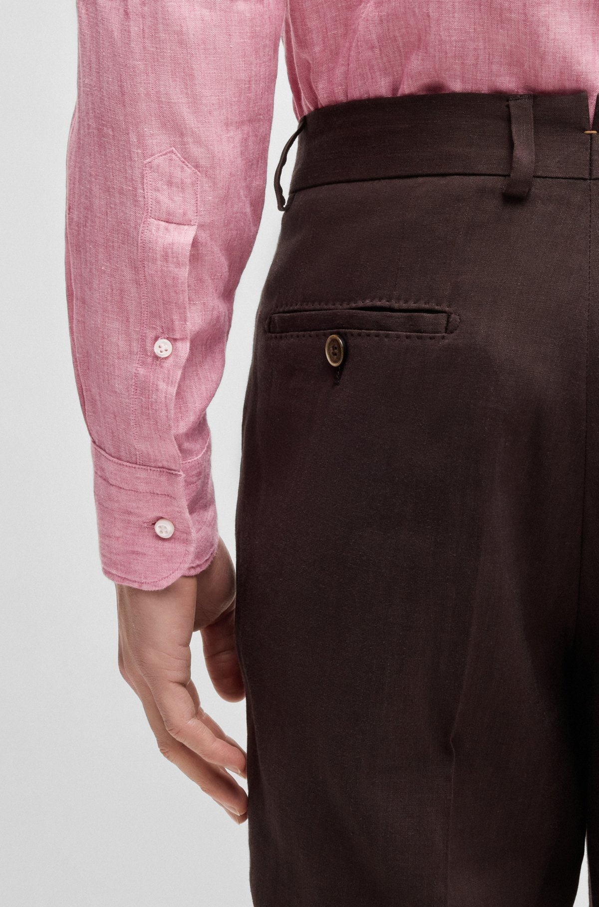 SLIM-FIT SHIRT IN ITALIAN LINEN - 6