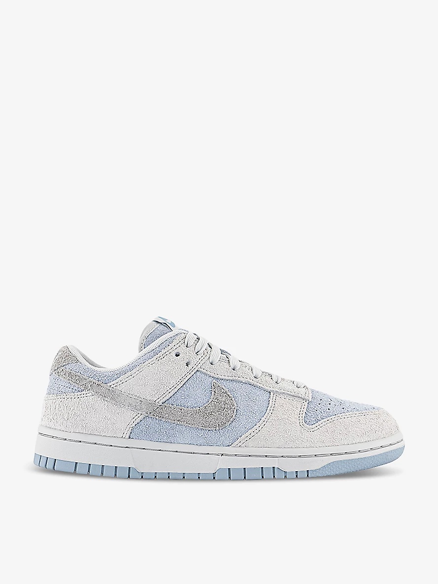 Dunk Low chunky-sole leather low-top trainers - 1